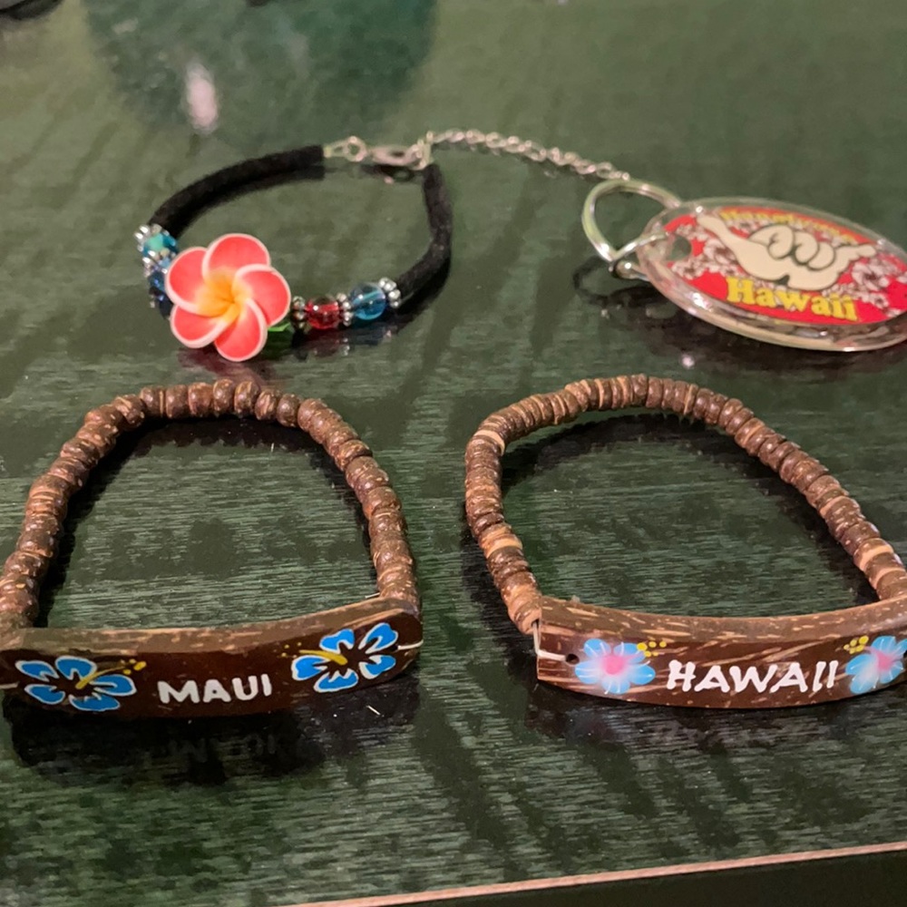Hawaii Bracelet and Hawaii Key Chain